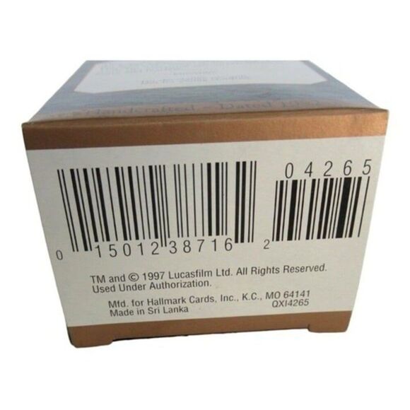 C-3PO & R2-D2 Star Wars - 1997 Hallmark Set of Two Miniature Ornaments - Picture 7 of 8